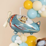 Фигура, Самолет и мишка-пилот 86 см