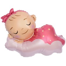 Шар Малышка Девочка на облаке 99 см