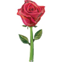 Шар Роза Красная высотой 165 см