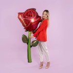 Роза Красная высотой 165 см Роза Красная высотой 165 см