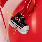 Сердце, Влюбленный смайл, Красный 66 см Сердце, Влюбленный смайл, Красный 66 см