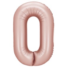 Шар Цифра, 0, Винтажная роза, Сатин 102 см Шар Цифра, 0, Винтажная роза, Сатин 102 см