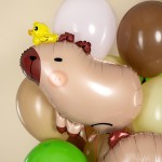 Фигура, Капибара с утенком 66 см