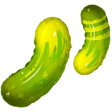 Шар Фигура, Соленый огурец, Зеленый 74 см