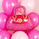 Шар Фигура, Сумочка, Розовая 56 см