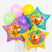 Композиция из звёзд Три Кота