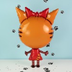 Три Кота, Карамелька 3D Ходячая Фигура, 81 см Три Кота, Карамелька 3D Ходячая Фигура, 81 см