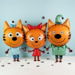 Три Кота, Карамелька 3D Ходячая Фигура, 81 см Три Кота, Карамелька 3D Ходячая Фигура, 81 см