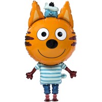 Шар Три Кота, Коржик 3D Ходячая Фигура, 99 см