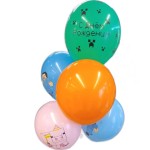 Фонтан из шаров майнкрафт С Днём Рождения 7 шт Фонтан из шаров майнкрафт С Днём Рождения 7 шт