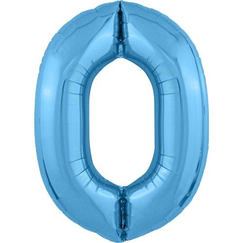 Цифра 0 Slim, Голубой 102 см Цифра 0 Slim, Голубой 102 см