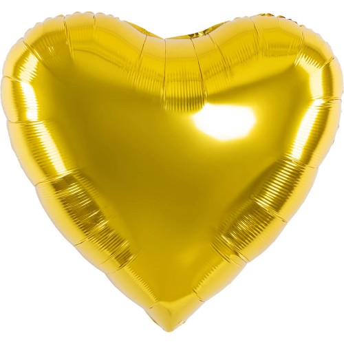 Сердце, Золото, Металлик, 81 см Сердце, Золото, Металлик, 81 см
