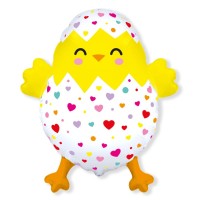 Шар Мини-фигура, Счастливый цыпленок, 1 шт. 28 см Шар Мини-фигура, Счастливый цыпленок, 1 шт. 28 см