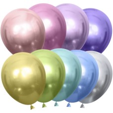 Шар, хром ассорти, 30 см Шаринг