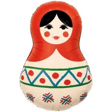 Шар Матрешка Русский узор 79 см