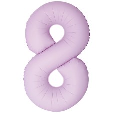 Шар Цифра 8 Slim, Светло-розовый, Матовый 102 см Шар Цифра 8 Slim, Светло-розовый, Матовый 102 см