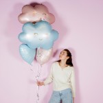 Фигура, Маленькое облако, Розовый, Сатин 61 см