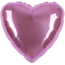 Шар Сердце, Светло-розовый 46 см Шар Сердце, Светло-розовый 46 см