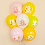 8 Марта, Весенние цветы, Ассорти, пастель 30 см