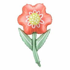 Шар цветок нежный анемон, розовый,  97 см