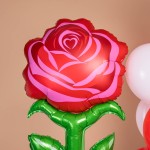 Цветок Роза, Красный цвет, 135 см Цветок Роза, Красный цвет, 135 см