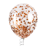 Конфетти фольга Звезда, Яркое золото, Металлик, 1,5 см, 50 г., 6015207