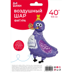 Шар (40''/102 см) Фигура, Голубь в колпачке, 1 шт. в уп., 24161