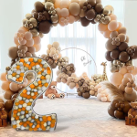 Шар (65''/165 см) Цифра, 2 Каркасная, 1 шт. в уп., 131372