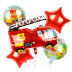 Шар (32''/81 см) Фигура, Пожарная машина, Красный, 1 шт., 15445