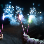 Бенгальский огонь для улицы, Цветные искры, 55 сек, Ассорти, 30 см, 8 шт., JFB03m/01