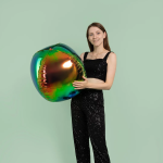 Шар 3D (32''/81 см) Сфера, Фантом, Хамелеон, 1 шт. в уп., 24930