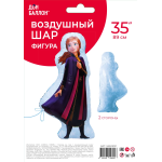 Шар (35''/89 см) Фигура, Зимняя принцесса, Рыжие косы, 1 шт. в уп., 555093P
