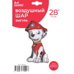 Шар (28''/71 см) Фигура, Щенок Пожарный (надув воздухом), 1 шт. в уп., 26722