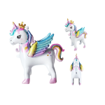 Шар (26''/66 см) Фигура 3D, Крылатый единорог, 1 шт. в уп., 24884