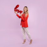 Шар (22''/56 см) Фигура, Надпись 