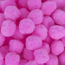 Декоративное украшение Помпончики, 2,5 см. Розовый, 100 шт., 710-201