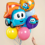 Шар (30''/76 см) Фигура, Грузовичок Лёва, 1 шт. в уп., 501808