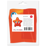 Шар с клапаном (13''/33 см) Мини-фигура, Морская звезда, 5 шт. в уп. (цв.этик.), 27137S5