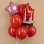 Шар (35''/89 см) Фигура, Арбуз, Мороженое, 1 шт., 24785