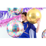 Шар 3D (18''/46 см) Сфера, Яркое золото, 1 шт., 74112G5