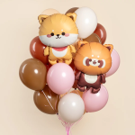 Шар (26''/66 см) Фигура, Красная панда, Сатин, 1 шт., 27009