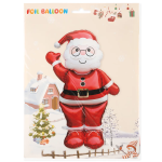 Шар (61''/155 см) Фигура 3D, Дед Мороз, Сатин, 1 шт. в уп., 26817