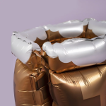 Шар (28''/71 см) Фигура 3D, Дед Мороз, 1 шт. в уп., GS70023-P