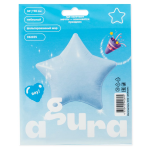 Шар (36''/91 см) Звезда, Небесный, 1 шт. в уп., 942695