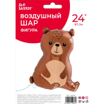 Шар (24''/61 см) Фигура, Лесной Медведь, 1 шт. в уп., 19975P