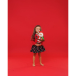 Шар (14''/36 см) Мини-фигура, Дед Мороз с подарками, 1 шт., 19147