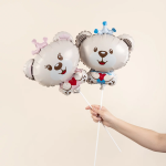 Шар (14''/36 см) Мини-фигура, Принц, 5 шт. в уп., 943586