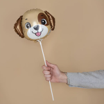 Шар (12''/30 см) Мини-фигура, Милый щенок, 1 шт., 902894