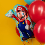 Шар (27''/69 см) Фигура, Водопроводчик Марио, 1 шт. в уп., 24406