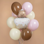 Шар (30''/76 см) Фигура, Кексик с капибарой, 1 шт., 26912